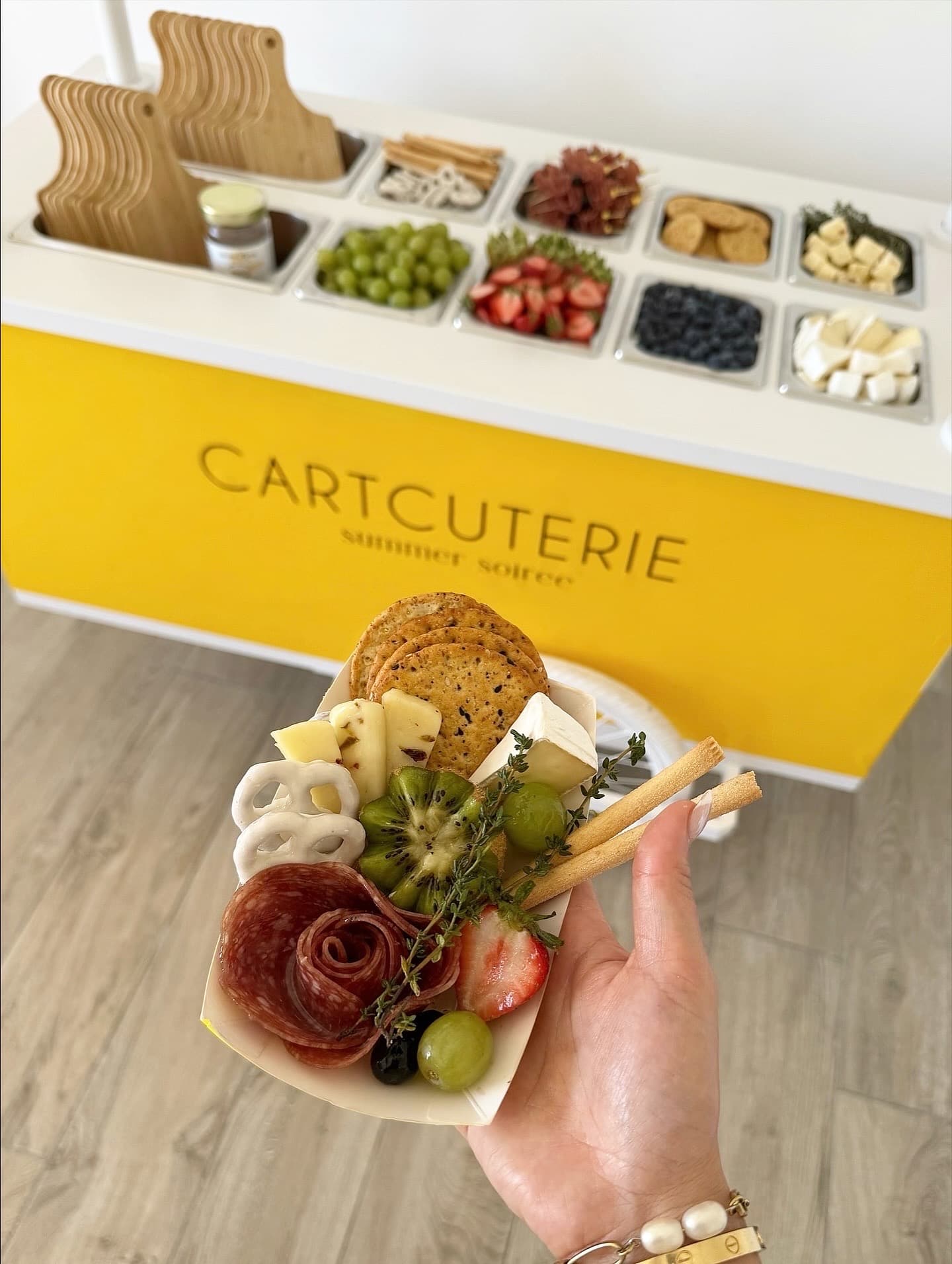 Step 03: Include Catering Services - Complete your setup with food, drinks, or treats tailored to your vibe.